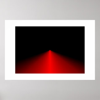 Poster Triangle rouge