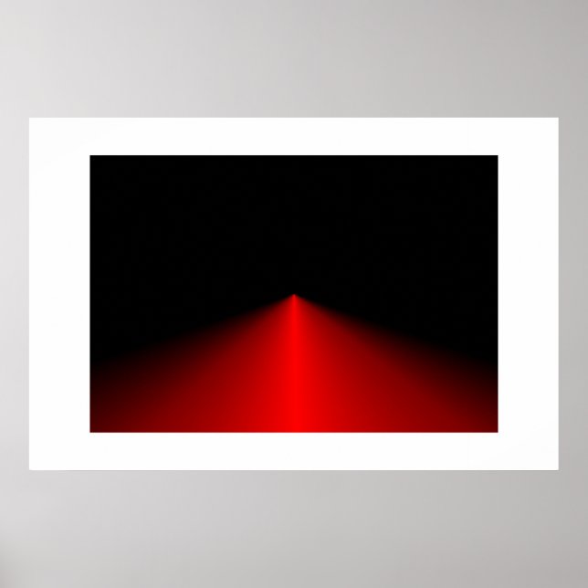 Poster Triangle rouge (Devant)