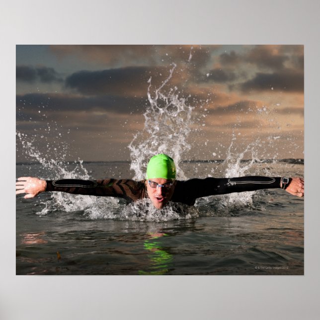 Poster Triathlète 2 (Devant)