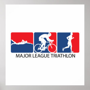 Poster Triathlon de la Ligue majeure