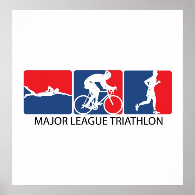 Poster Triathlon de la Ligue majeure (Devant)