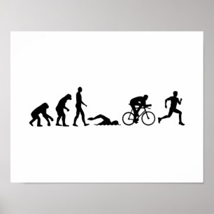 Poster Triathlon de l'évolution
