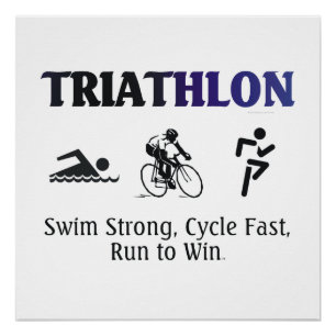 Poster Triathlon SUPÉRIEUR