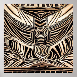 POSTER TRIBAL AFRICAIN