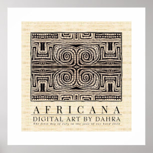 POSTER TRIBAL AFRICAIN