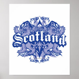 Poster Tribal de l'Ecosse