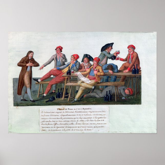 Poster Tribunal pénitentiaire des 2 et 3 septembre 1792 (Devant)