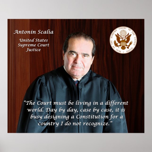 Poster Tribunal suprême Antonin Scalia (Devant)