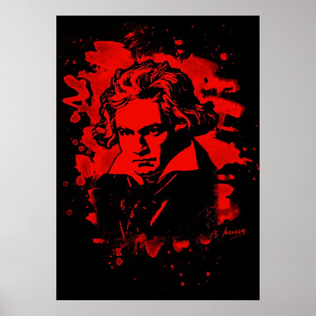 Poster Tribute de Ludwig Van Beethoven (Devant)