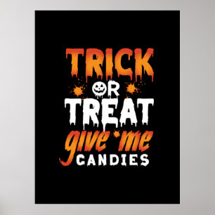 Poster Trick d'Halloween