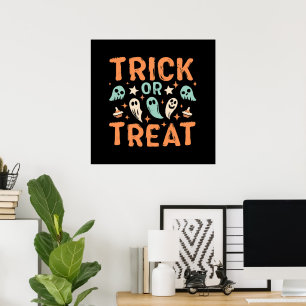 Poster Trick or Treat d'Halloween