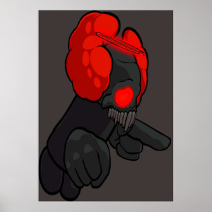 Poster Tricky Demon FNF vendredi soir Funkin