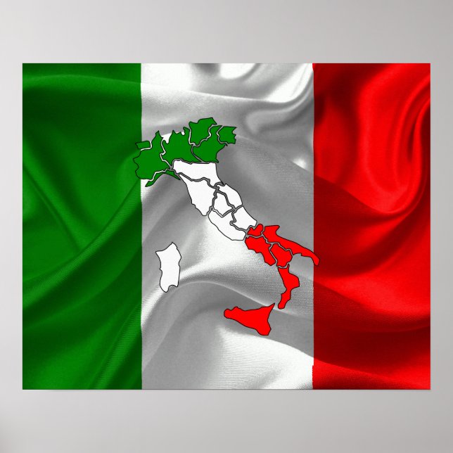 Poster Tricolore italien (Devant)