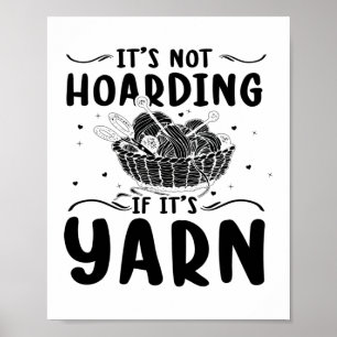 Poster Tricot  Dons de grand-mère à la machine à coudre