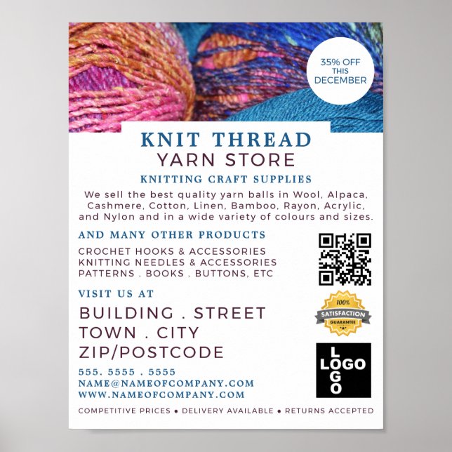Poster Tricot, Tricot, magasin, fils (Devant)