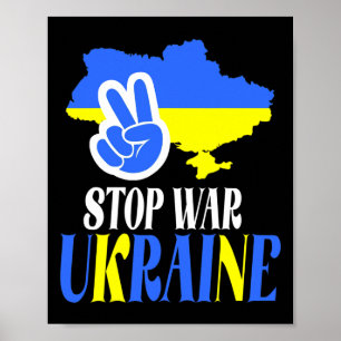 Poster Trident d'Ukraine Drapeau d'Ukraine Drapeau ukrain