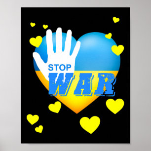 Poster Trident ukrainien Drapeau ukrainien Drapeau ukrain