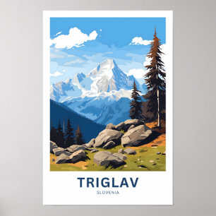 Poster Triglav Slovénie Imprimer Voyage