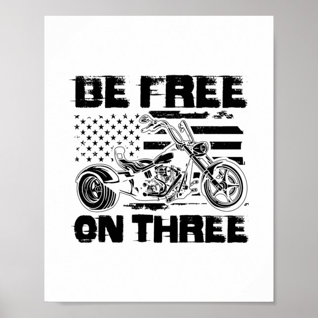 Poster Trike Sayings | Triker Trikes Motorcycle Cadeaux (Devant)