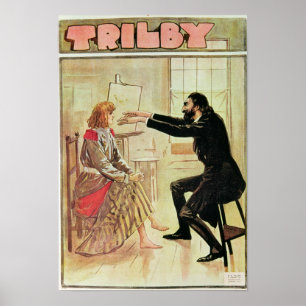 Poster Trilby hypnotised by Svengali