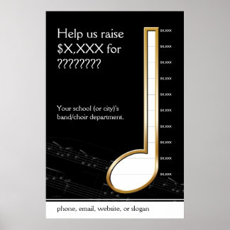 Poster Trimestre Note Musique
