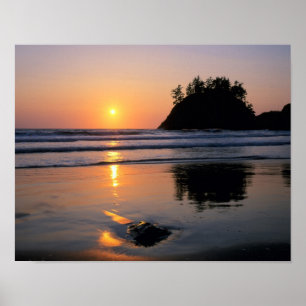 Poster Trinidad State Beach, Californie. États-Unis Mer