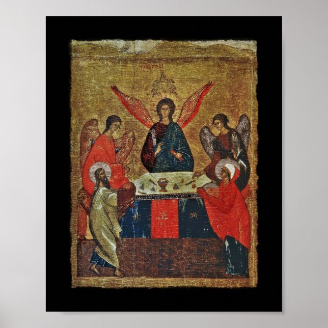 Poster Trinité avec les saints (Devant)