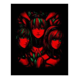 Poster Trinité cramoisie
