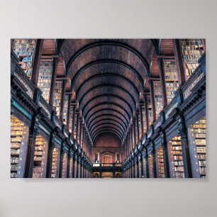 Poster Trinity College Library - Dublin, Irlande