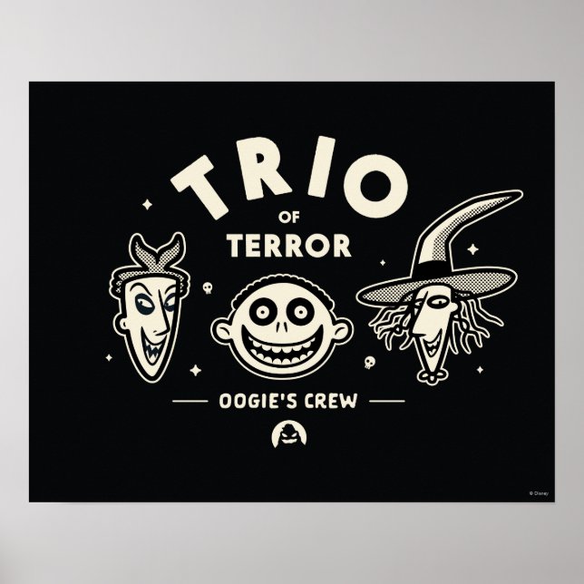 Poster Trio de la terreur - Oogie's Crew (Devant)