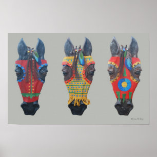 Poster Trio Masque Cheval 2