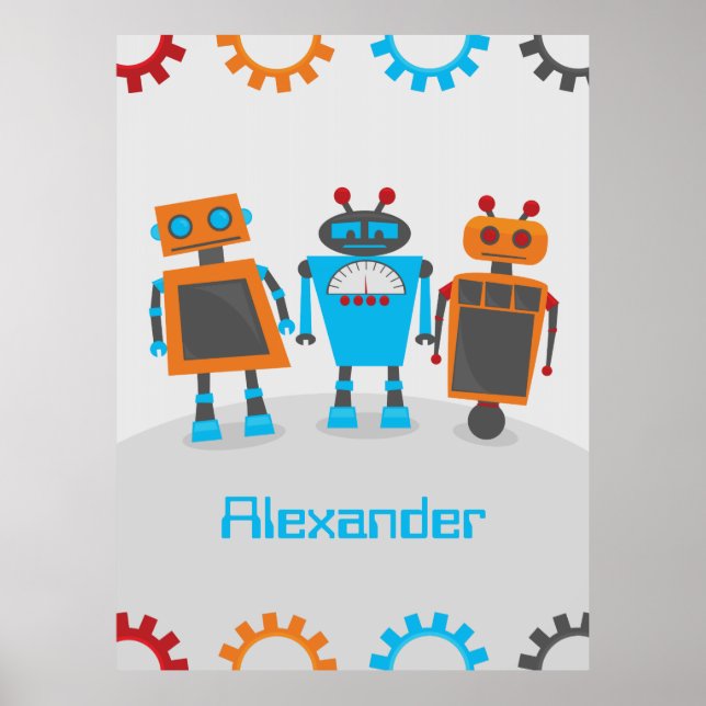 Poster Trio robot (Devant)