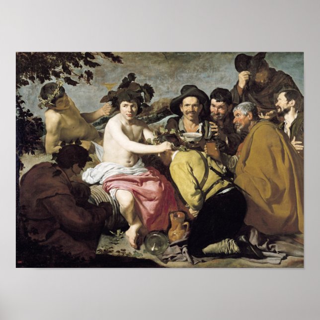 Poster Triomphe de Bacchus, 1628 (Devant)