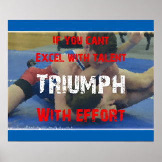 Poster Triomphe de la lutte