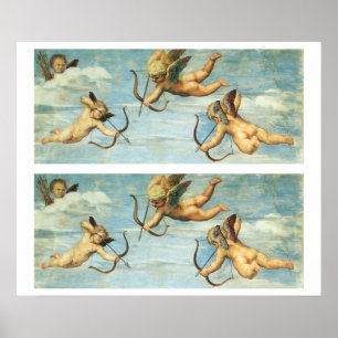 Poster Triomphe des Angels de Galatea par Raphael Sanzio