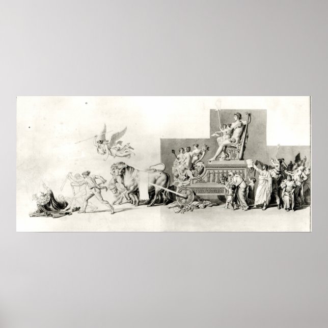 Poster Triomphe du peuple français sur la monarchie (Devant)