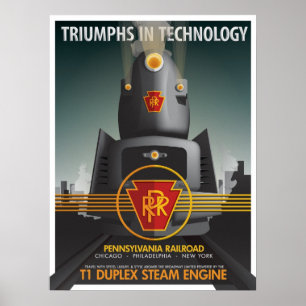 Poster TRIOMPHE EN TECHNOLOGIE : La Pennsy T1
