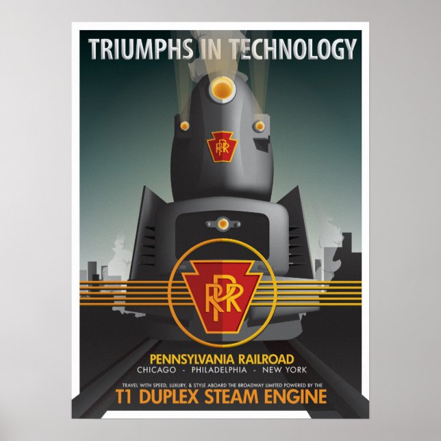 Poster TRIOMPHE EN TECHNOLOGIE : La Pennsy T1 (Devant)