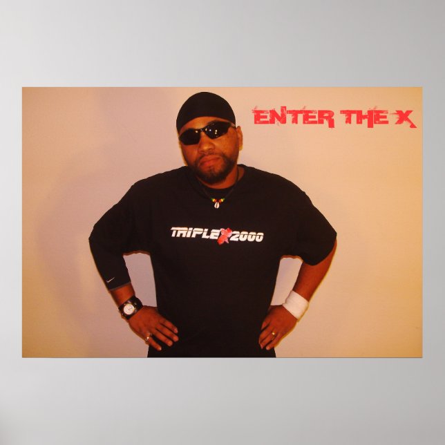 Poster Triple X 2000 004, ENTREZ LE X (Devant)