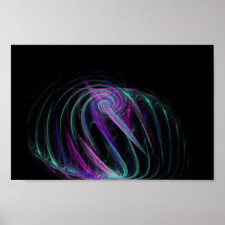 Poster Trippy amour fractal