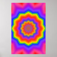 Poster Trippy : Psychédélique Abstraite