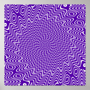 Poster trippy spiral