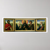 Triptyque de la famille Braque : (LtoR) St. John t