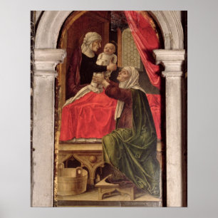 Poster Triptyque de Madonna du Misericordia, 1473