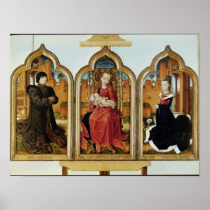 Poster Triptyque en Jean de Witte, 1473