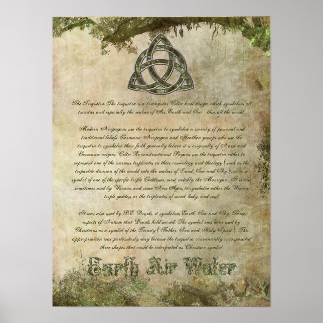 Poster Triquetra Information (Devant)