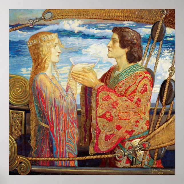 Poster Tristan et Isolde, ch. 1912 par John Duncan (Devant)