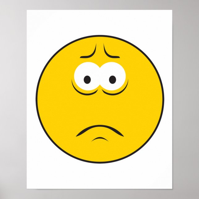 Poster Triste face de givre (Devant)