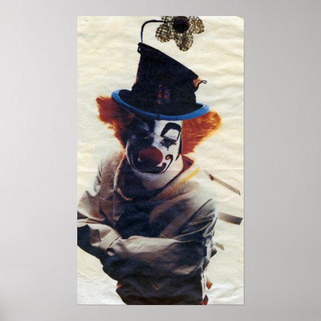 Poster triste petit clown (Devant)