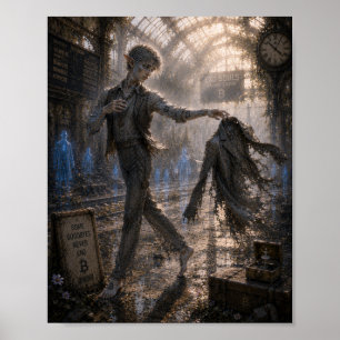 Poster Tristesse / Danseur Lent / Gare